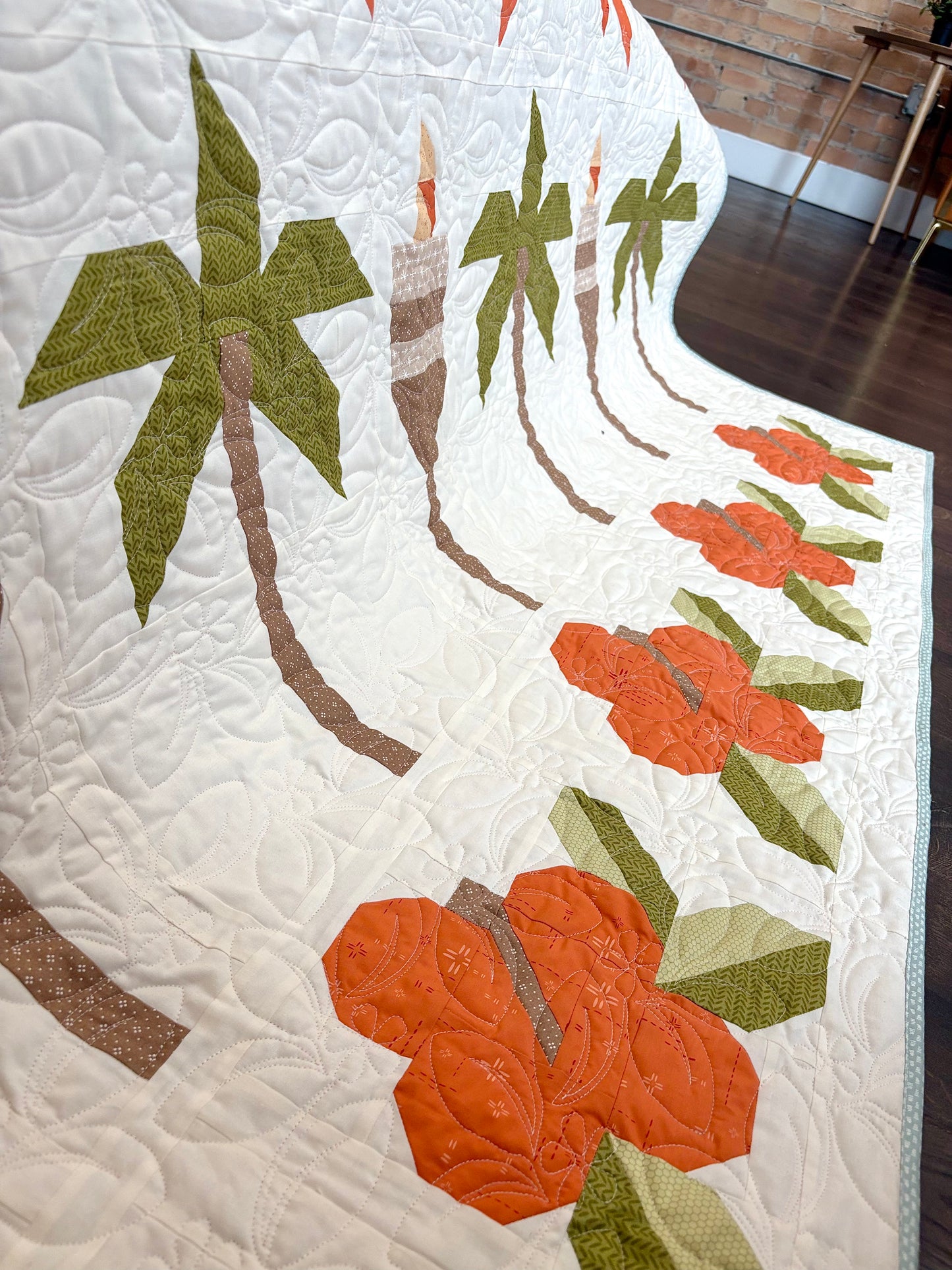 Tropical Escape Quilt Pattern - Digital Download