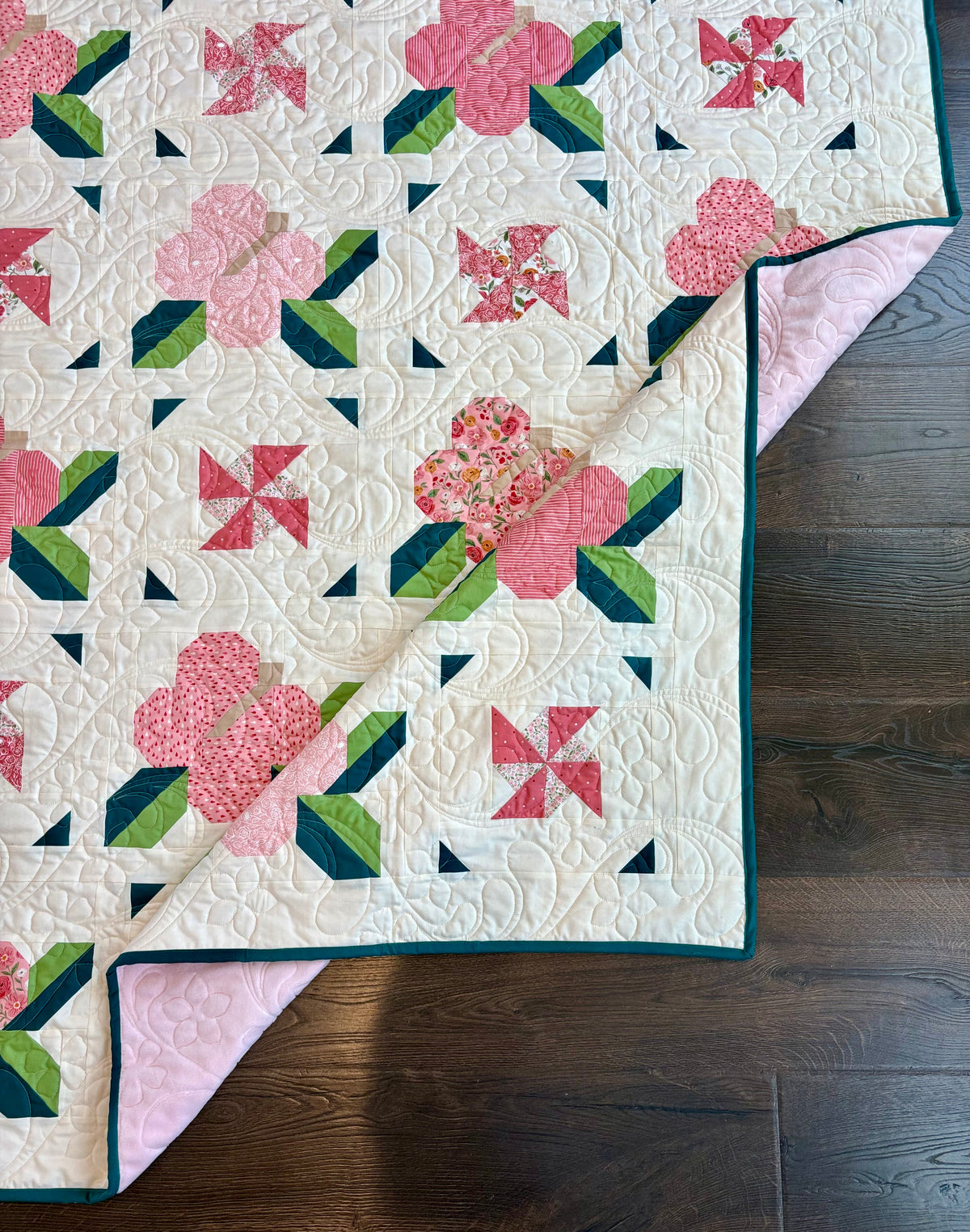 Hibiscus Breeze Quilt Pattern - Digital Download