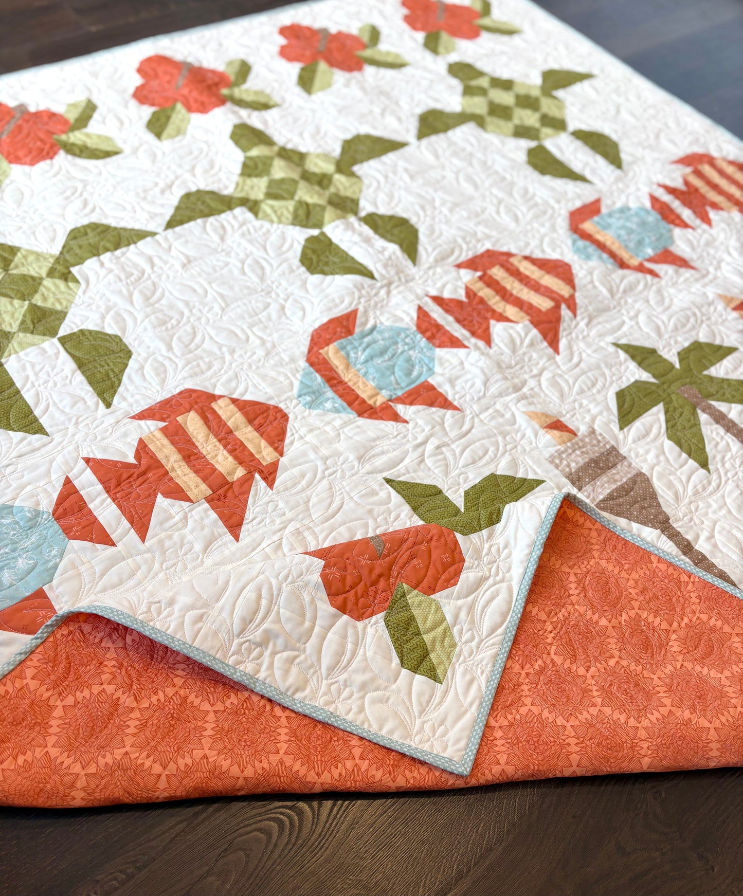 Tropical Escape Quilt Pattern - Digital Download