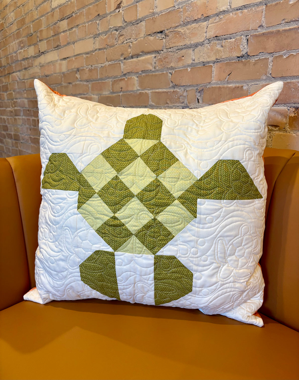 Tropical Turtle Pillow Pattern - Digital Download