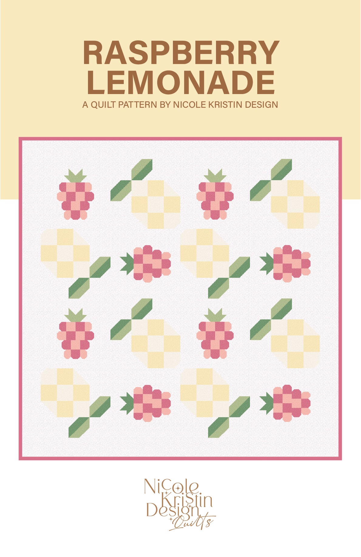 **PRE-ORDER** WHOLESALE - Raspberry Lemonade Quilt - SHIPS DECEMBER 2026